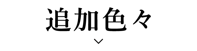 追加色々